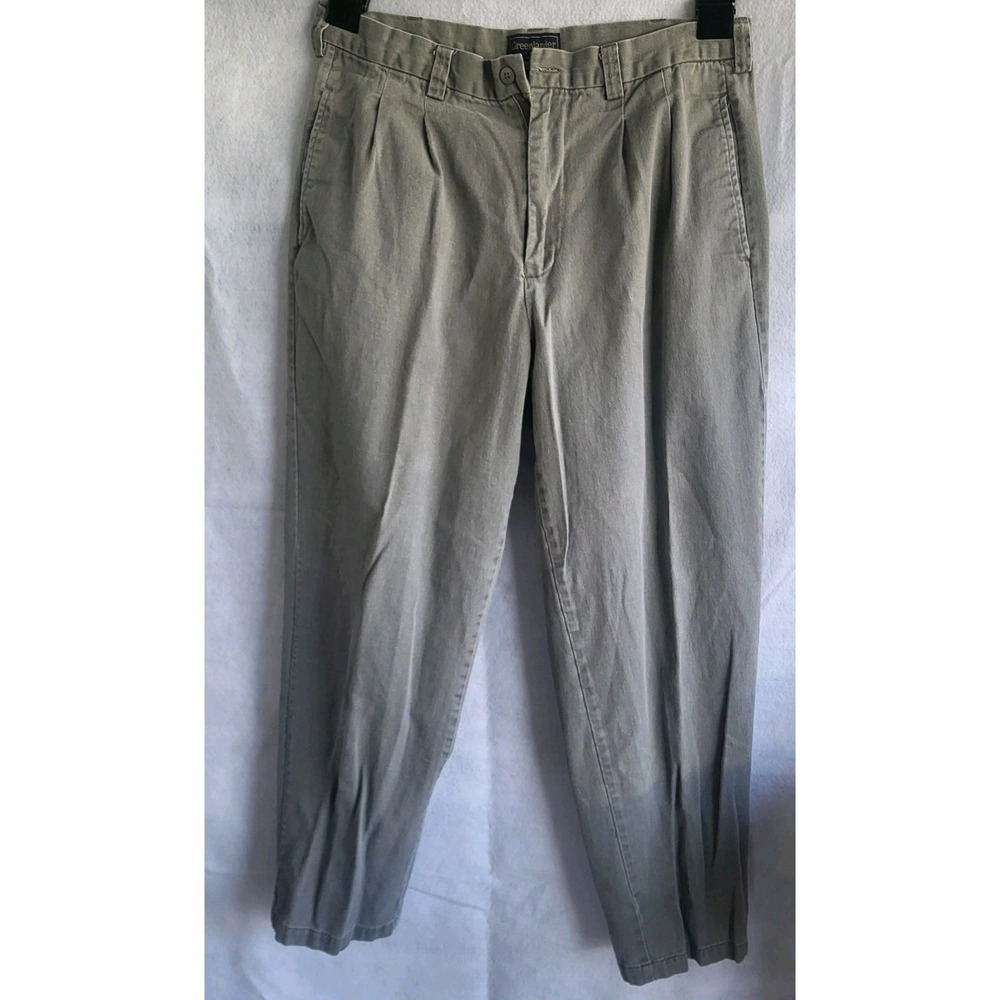 mens greenlander khaki work pants 36 32‎ graywash workwear